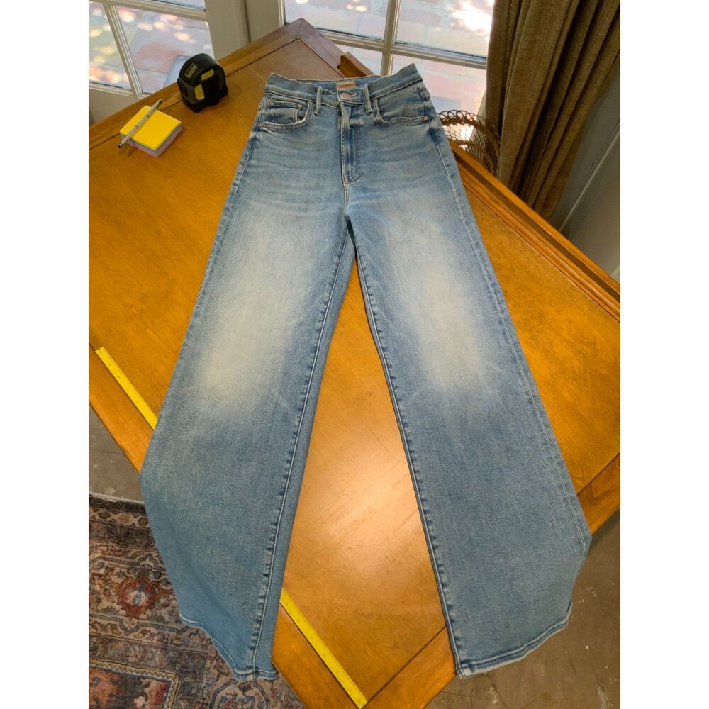 MOTHER The Maven Ankle Je T’Aime High Rise Wide Leg Jeans Size 23
